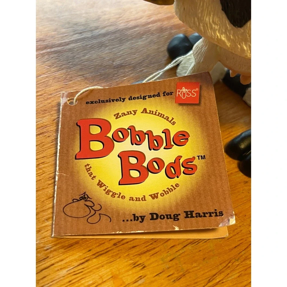 Bobble Bods by Doug Harris for Russ set of 2 Horace the Horse & Heffie the Cow - Picture 16 of 16